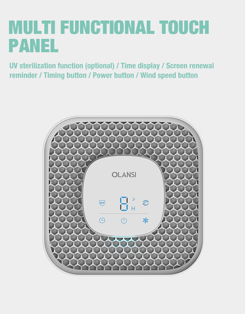 Olansi A4 Pro Desktop luftrenser (8)