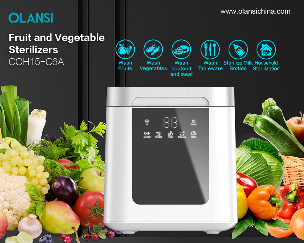 Bedste ultralyds ozon frugt og grøntsags vaskemaskine og vegetabilsk frugtsterilisator renere vaskemaskine til hjemmet i USA og Canada